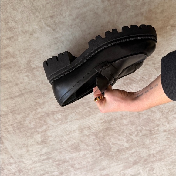 NEW Free People Lyra Lug Sole Loafer- Women's Classic Slip-On - Picture 6 of 9